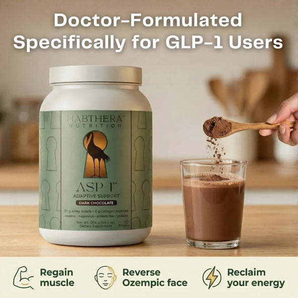ASP - 1 Protein Powder - Formulated For GLP - 1 Users - Habthera Nutrition